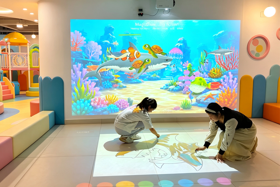 涂鸦创作 + 趣味射击，一设备多重玩法